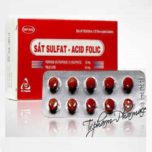 Bổ sung sắt và axit folic từ thực phẩm