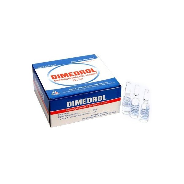 Dimedrol được sử dụng để điều trị những bệnh gì? 
