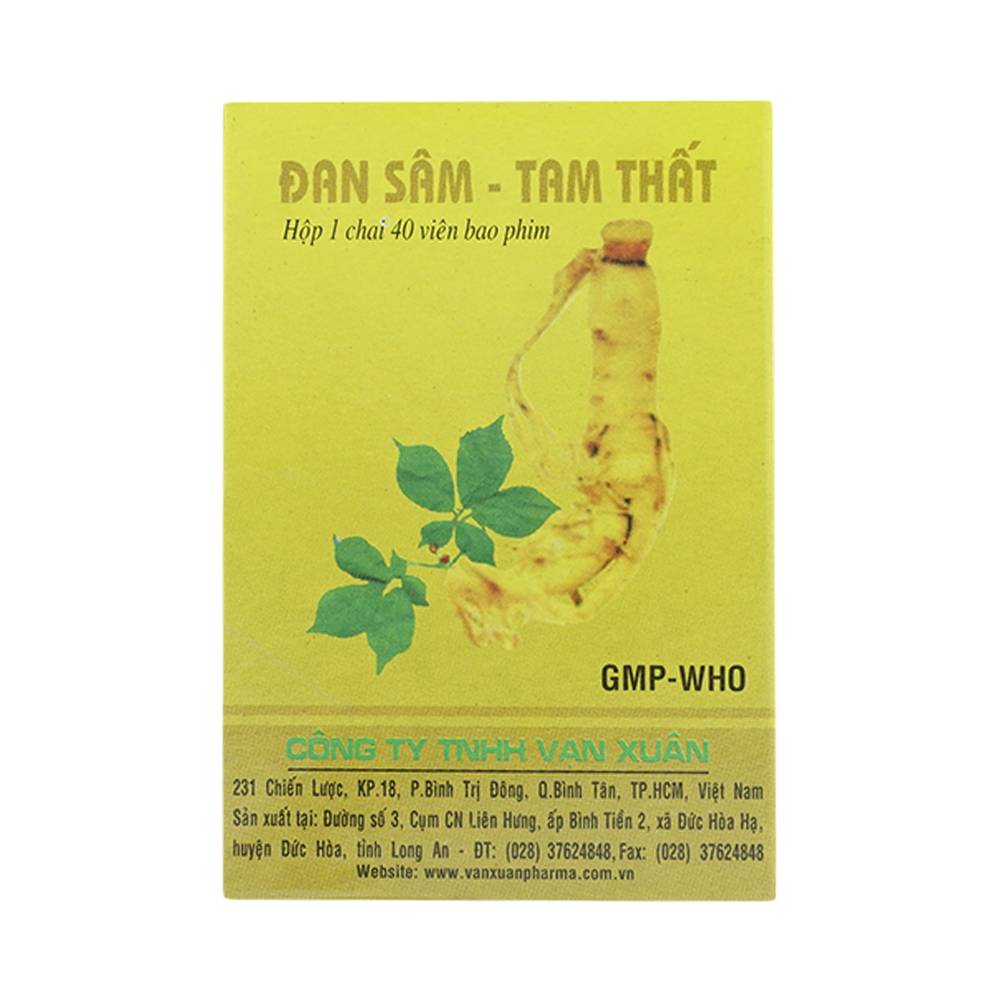 Liệu trình sử dụng đan sâm tam thất như thế nào?
