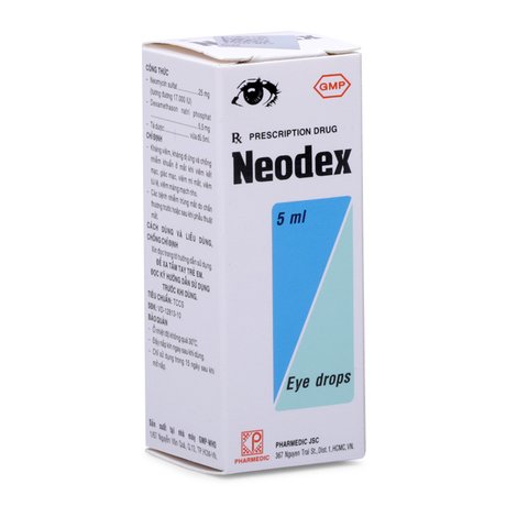 Neodex có khả năng giảm các triệu chứng kháng viêm và kháng dị ứng ở mắt như thế nào?
