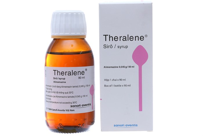 Theralene có sẵn dưới dạng thuốc nước hay thuốc xịt?
