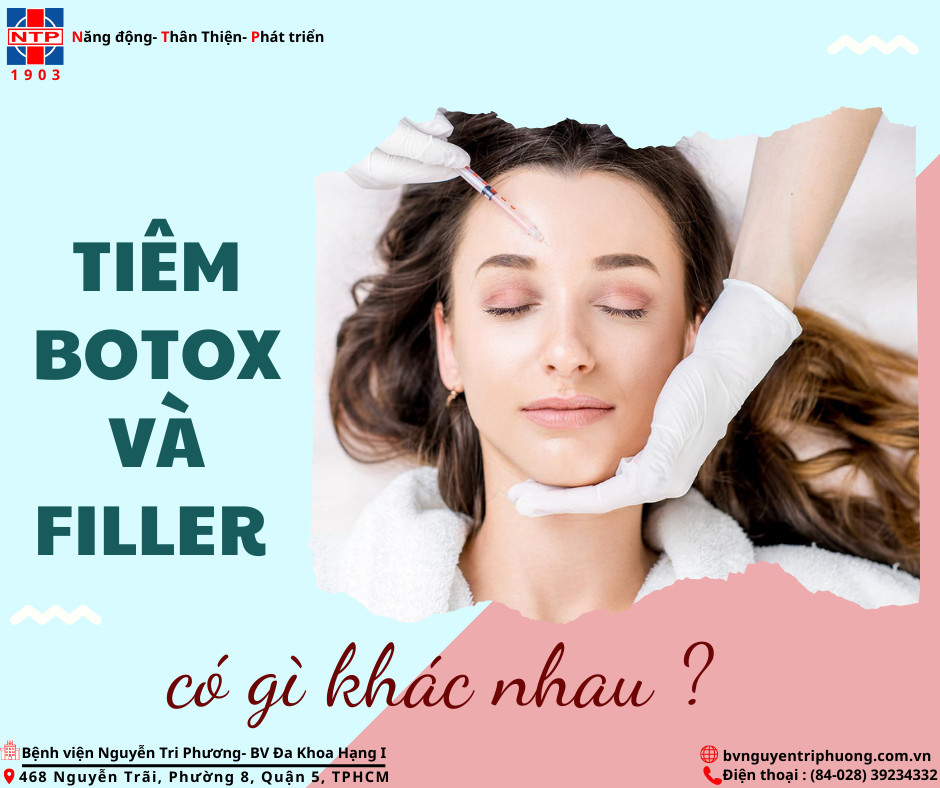 Sự khác nhau giữa Botox và chất làm đầy ( dermal fillers) | BvNTP