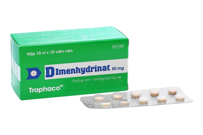 Thuốc say xe dimenhydrinate 50mg có liều lượng sử dụng như thế nào?
