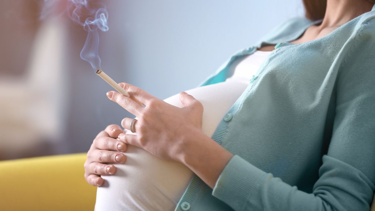 không hút thuốc khi mang thai